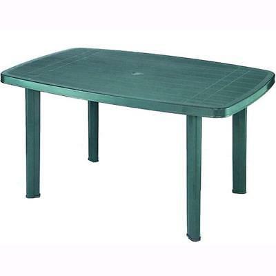 tavolo verde da giardino esterni in pp