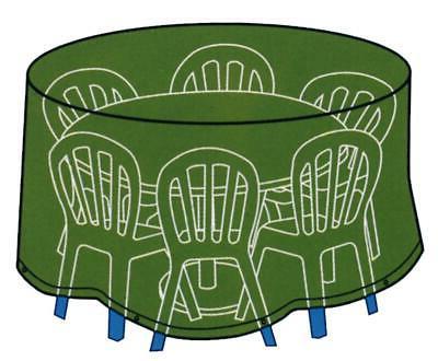 telo cover per tavolo tondo con sedia