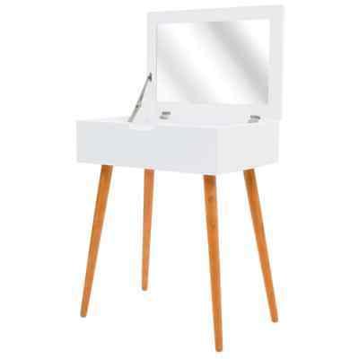 toletta con specchio in mdf 60x40x75 cm