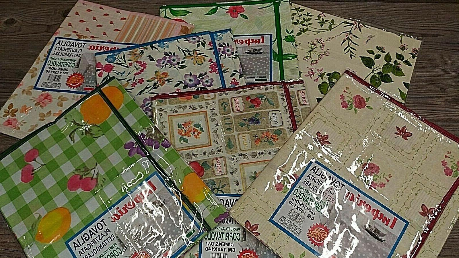 tovaglia copri tavolo cucina plastificata quadrata 140
