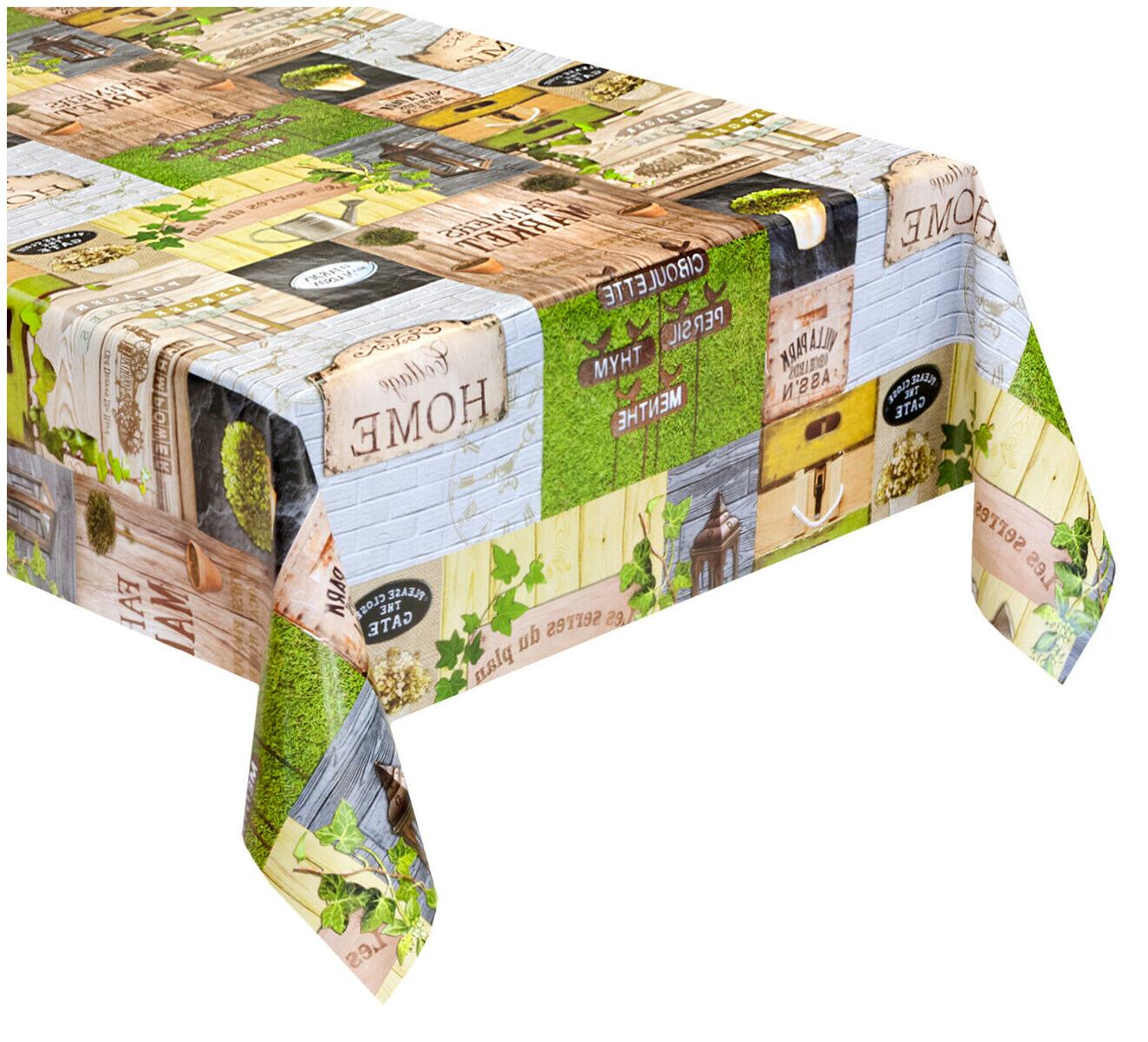 tovaglia cucina antimacchia moderna copri tavolo plastificat