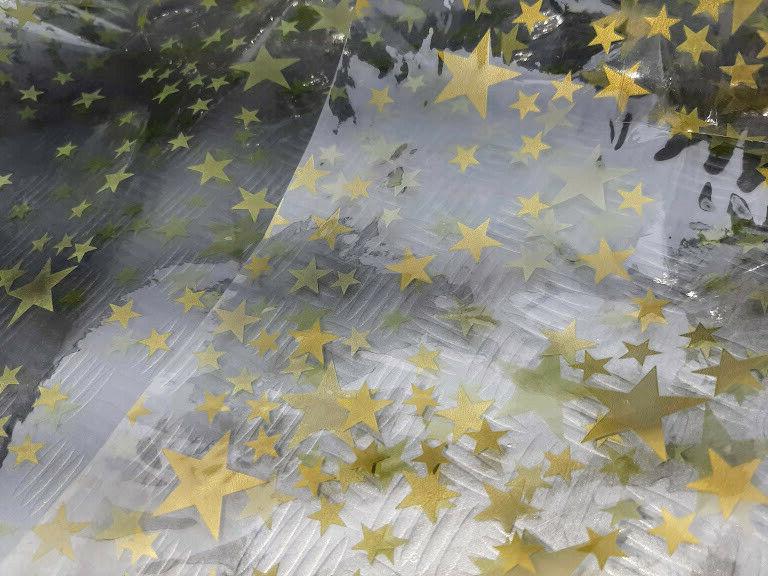 tovaglia trasparente con le stelle antimacchia in