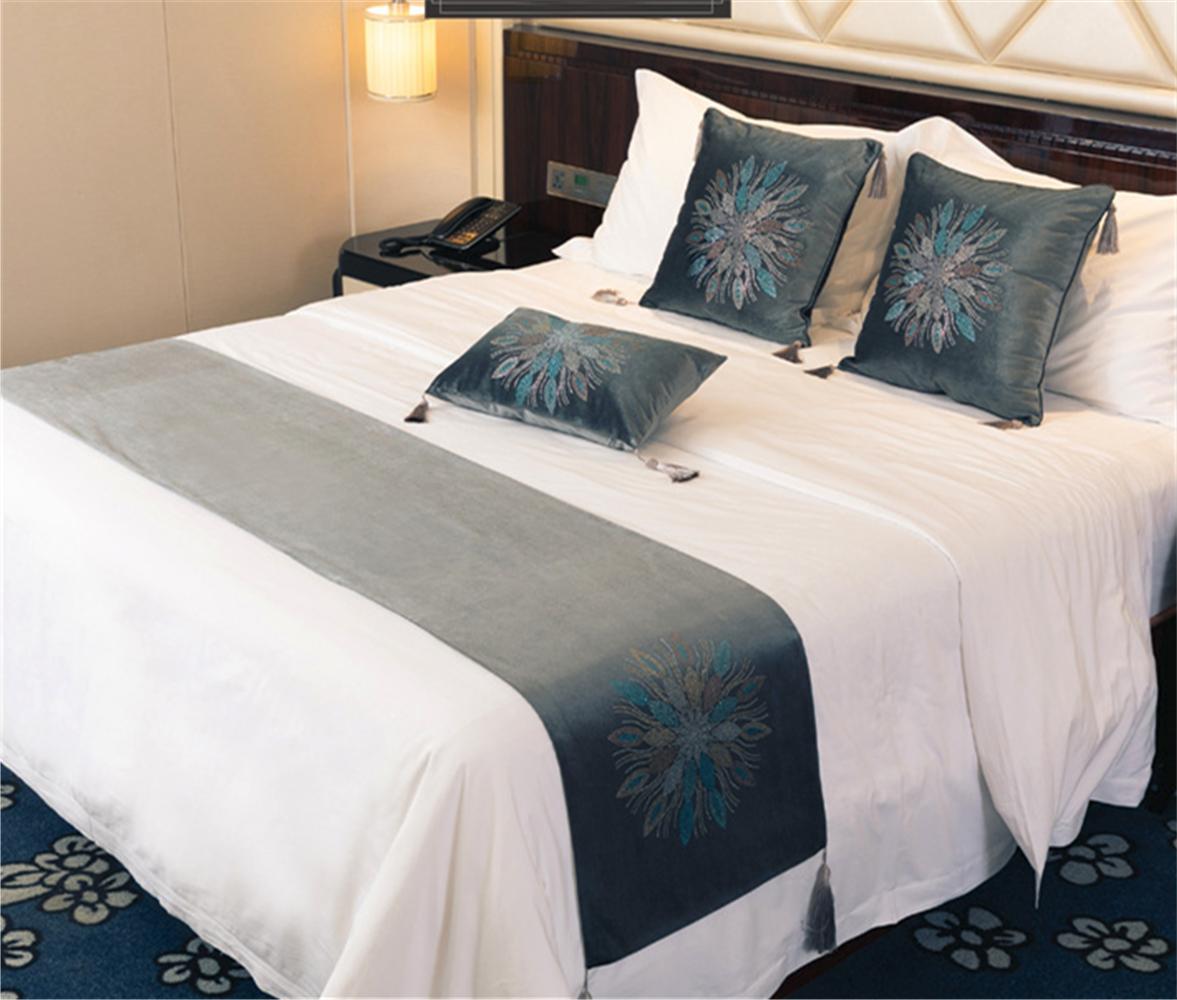 velluto tavolo letto runner cuscino tovaglietta fiori