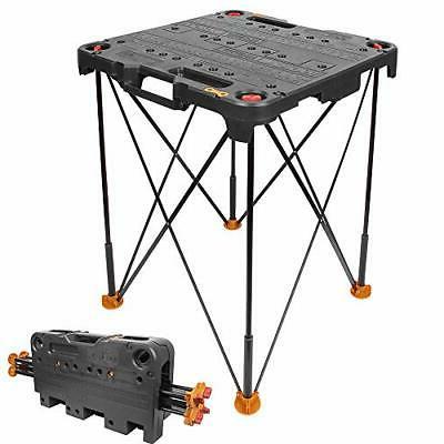 worx wx066 tavolo da lavoro portatile nero
