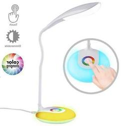 Led Touch Con Base Luce Notturna Cambio Colore Rgb