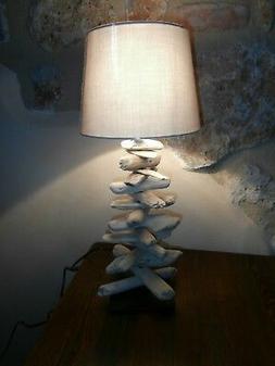Abatjour Legno Di Mare Shabby Chic Decorativo Naturale Unico