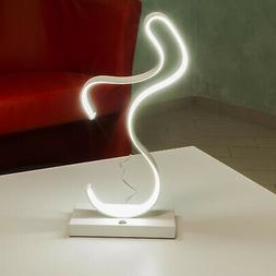 Curva Led 10w Per Interni Luce Scrivania Comodino Casa Moder