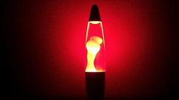 Lava Magma Rosso Rossa Arredamento 30 Cm. Bolle Plasma  Casa