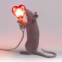 Mouse Lamp Love Cuore San Valentino Design Seletti
