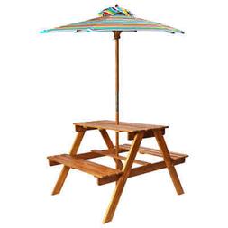 Picnic Per Bambini Con Ombrellone Arredo Giardino