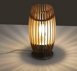 Nino Parkey Nichel Rovere Chiaro Lampada Wood Lato