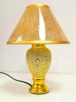 Comodino Abat Jour Oro Gold