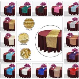 Runner Cover Panno Tappetino Luccicante Lucido Bling Matrimo