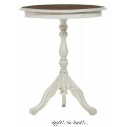 Rotondo Vintage Legno Bicolore Shabby Made Italy 50x50x60 49