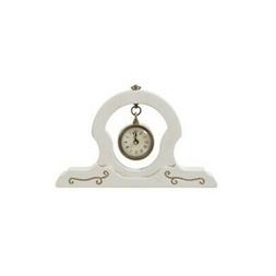 Shabby L'arte Di Nacchi Legno E Ottone Vintage Bianco 4708-o
