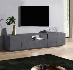 Porta tv 4 ante e 1 cassetto in finitura ardesia