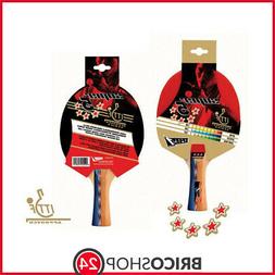 Racchetta 5 Stelle Omologata ITTF da Ping Pong Indoor Outdoo