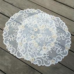 Luogo Tappetino Floreale Ricamo Festa Arredo Casa Cena