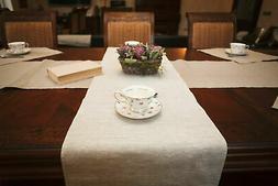 Runner da tavola in lino. 100% naturale. Decorazioni per la 