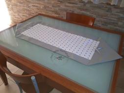 Shabby Chic Grigio Con I Cuori Da 120 Cm