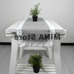 Cotone Con Riccio Fantasia Lucy 40x140cm Cucina Tavola Shabb