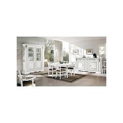 sala completa credenza vetrina tavolo 4 sedielegno