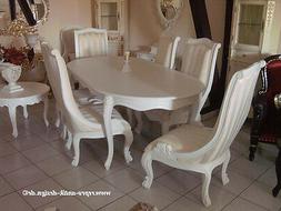 Sedia Bianco Barocco Vintage Stile Art. Nuovo