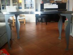 Scrivania in acciaio 120 x 60 x h 74 cm, &euro; 100