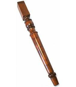 Set 4 Gambe o piedi torniti, ALMA in legno per tavolo