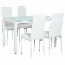 E 4 Sedie Per Cucina O Sala Da Pranzo Bianco