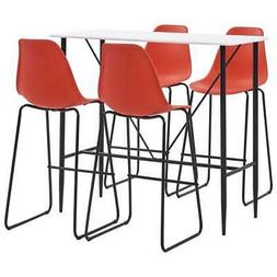 Sedie 5pz 4posti Pranzo Bar Plastica Ristorante Pub New 0k 2