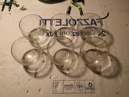 SET DA TAVOLA 6 BICCHIERI ACQUA IN VETRO TRASPARENTE ..