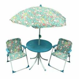 Galileo Set Tavolino Con Ombrello Con 2 Sedie Bimbo Oxford U