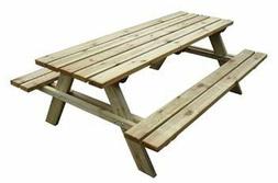 Con Panche Legno Pic-nic Mini Euro Domus Pino Cm. 90x90 H57
