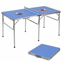 Da Ping Pong Con Racchette Palline Rete, Pieghevole Portatil