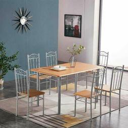 E 6 Sedie Da Cucina In Acciaio E Mdf Sedia Da Pranzo In Legn