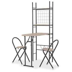 E Sedie Colazione Pieghevoli Con Scaffale In Mdf Acciaio Var
