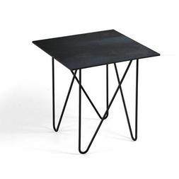 SHAPE tavolino soggiorno QUADRATO in acciaio e laminato DESI