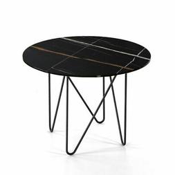SHAPE V tavolino da salotto in acciaio e vetro DESIGN MODERN