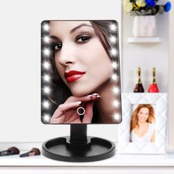 Trucco 16 Led Illuminato Mirror Make Up Cosmetici Rotazione