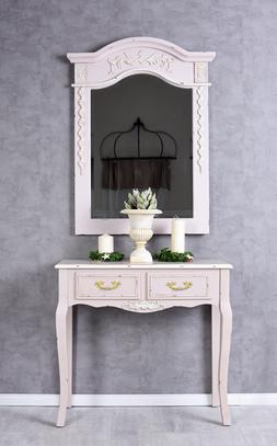 Consolle Rosa Da Parete In Legno Antico