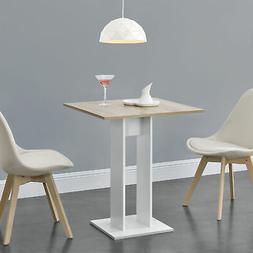 Table &agrave; Manger Carr&eacute;e Panneau de Particule M&eacute;lamin&eacute; 65x6