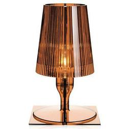 Kartell - TAKE COLORE AMBRA - Lampada da tavolo