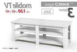 TAVOLINO 3 RIPIANI BASSO 120*40*h40cm SALOTTO LIVING ROVERE 