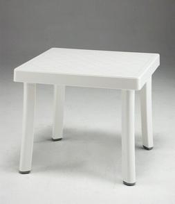 TAVOLINO BASSO QUADRATO IN RESINA,DA GIARDINO,SALOTTINO, BIA