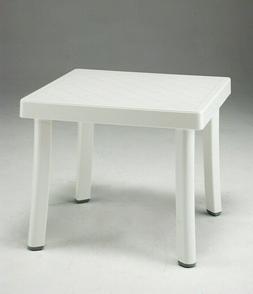 TAVOLINO BASSO QUADRATO IN RESINA,DA GIARDINO,SALOTTINO, BIA