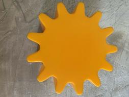 Tavolino basso SLIDE design Gear LUMINOSO Arancione