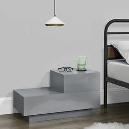 Tavolino Cassettiera Comodino Grigio Chiaro Alto Smalto