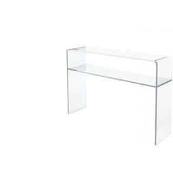 Plexycam Tavolino Consolle + Mensola Plexiglass Cristallo L1