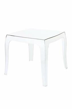 Tavolino da Appoggio Quadrato per Esterno in Plastica Resist